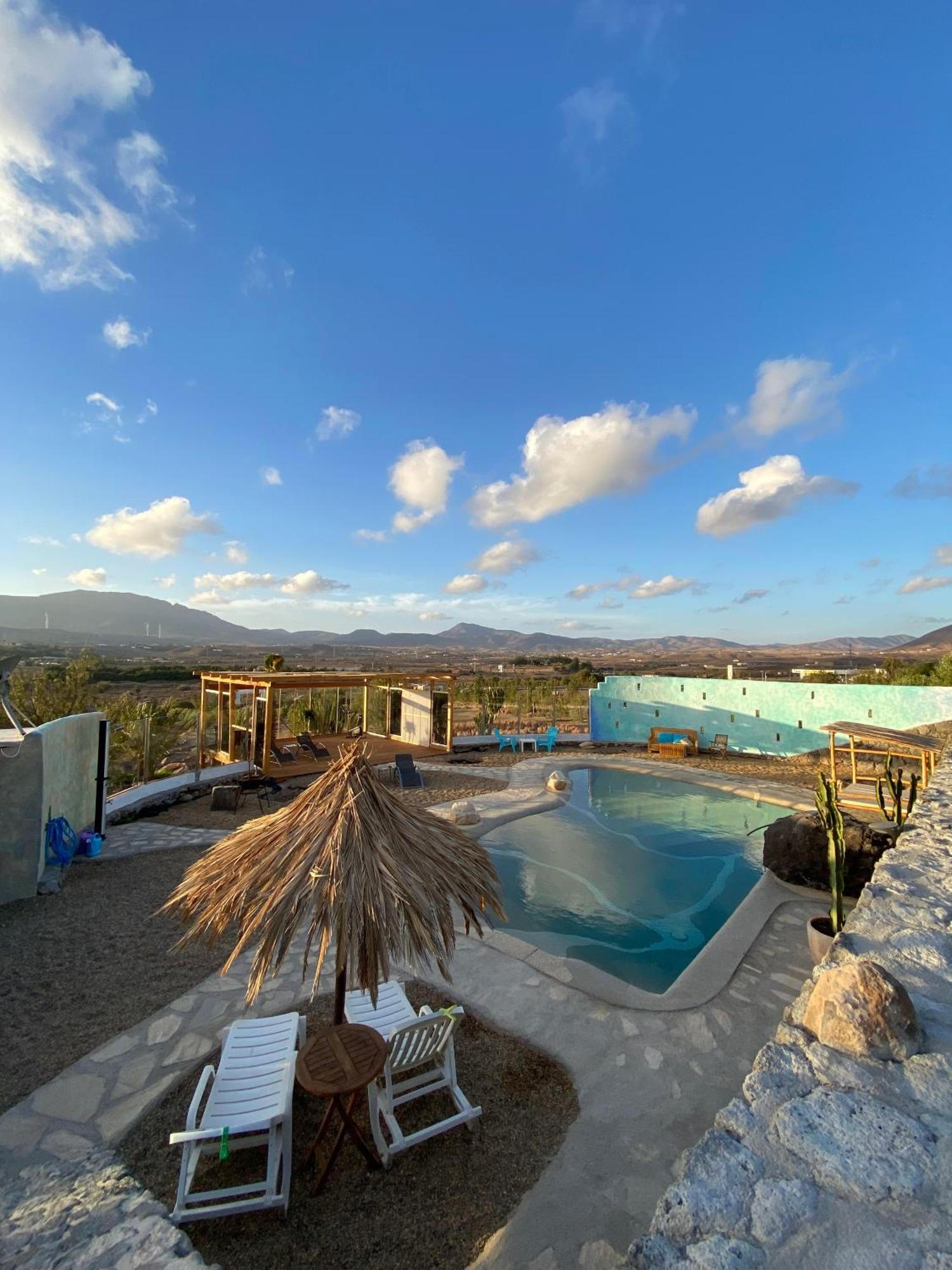 Romantica Fuego - Eco Retreat Finca Artis Tirma Tarajalejo Exteriör bild